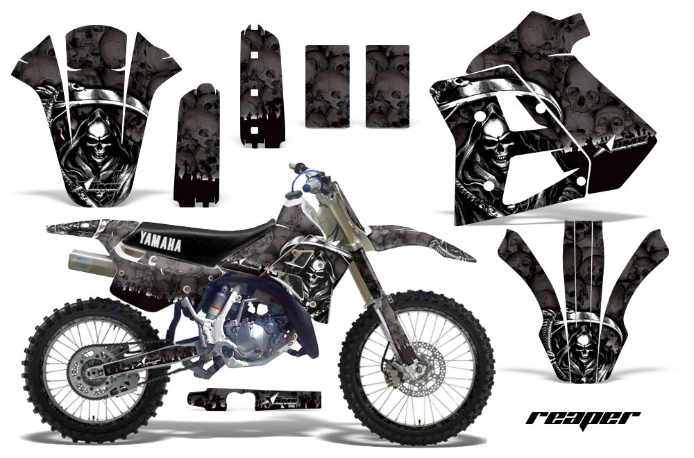 Yamaha WR250z 91-93-Graphics Kit Decal Reaper K NPs